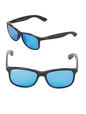 ray ban 55mm andy rectangle sunglasses